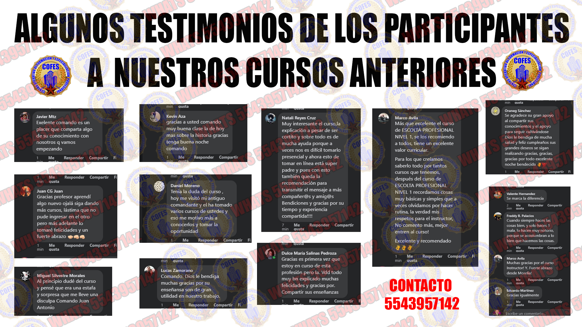 TESTIMONIOS CURSOS FACEBOOK